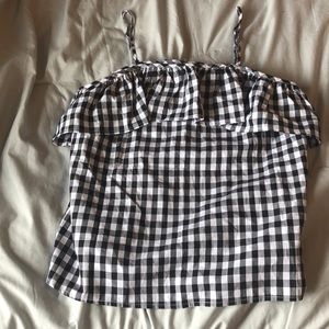 Checkered URBAN Outfitters Medium Tank